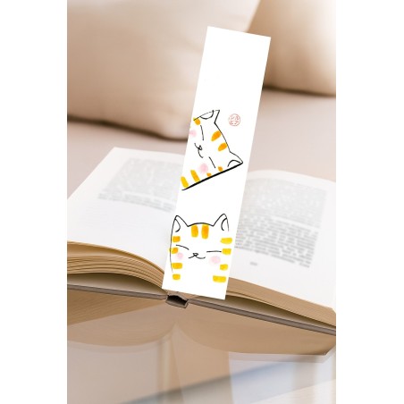 Marcapáginas Gatitos Naranjas