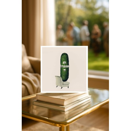 Postal Collage "Me importa un ******"