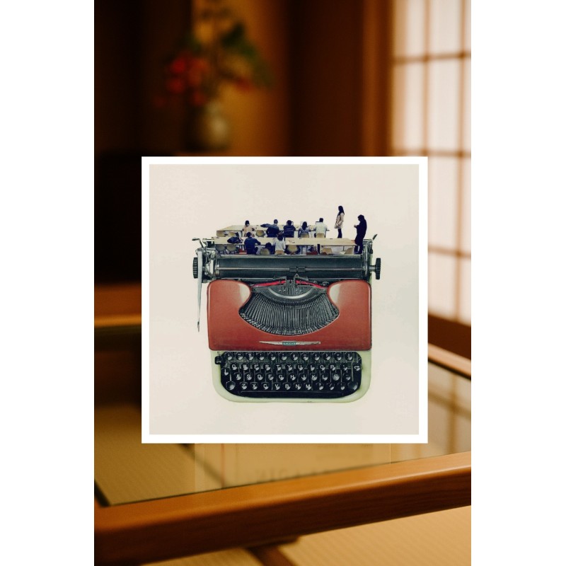 Postal Collage Máquinas