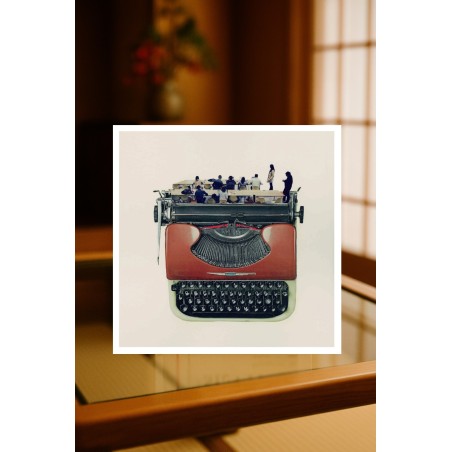 Postal Collage Máquinas