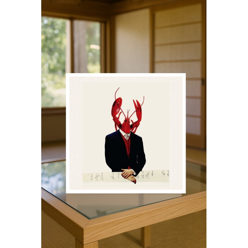 Postal Collage Lobster