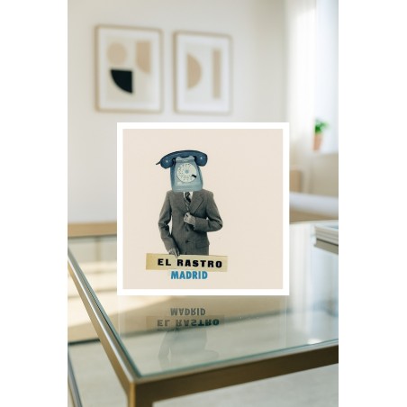 Postal Collage EL Rastro Teléfono