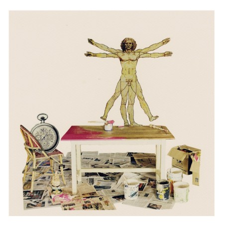 Postal Collage Vitruvio