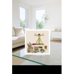 Postal Collage Vitruvio