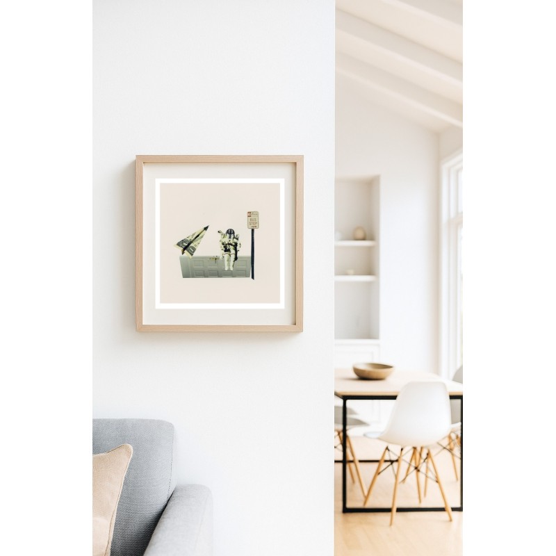 Postal Collage Parada Espacial