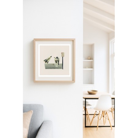 Postal Collage Parada Espacial