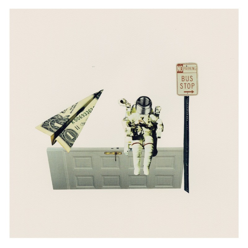 Postal Collage Parada Espacial