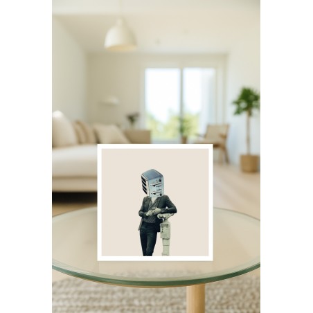 Postal Collage Desayuno