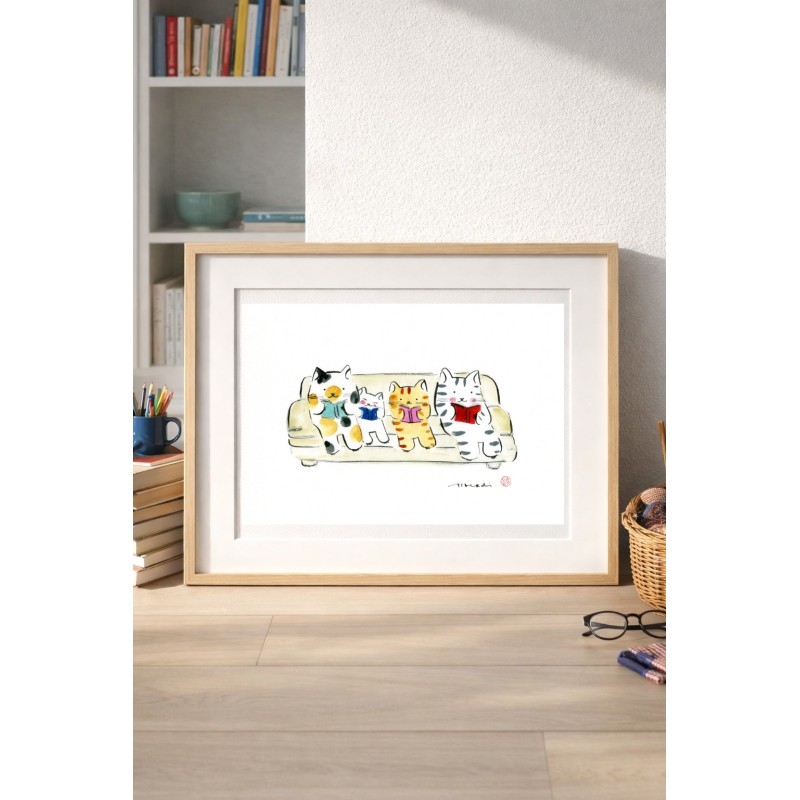 Gatos lectores